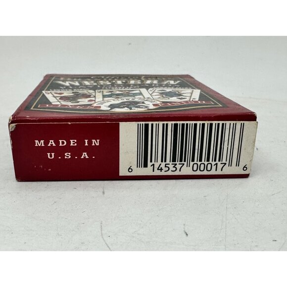 Official Branding Iron Western Playing Cards Linen Finish Double G Design 1995 V - Picture 6 of 7